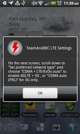 LTE OnOFF - HTC Thunderbolt截图4