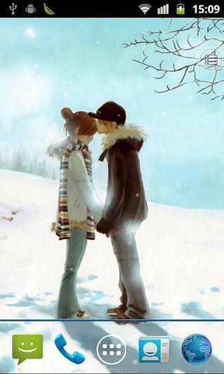 Winter Kiss live wallpaper截图3