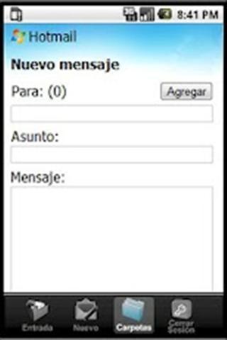 Windows Live Hotmail Espanol截图2