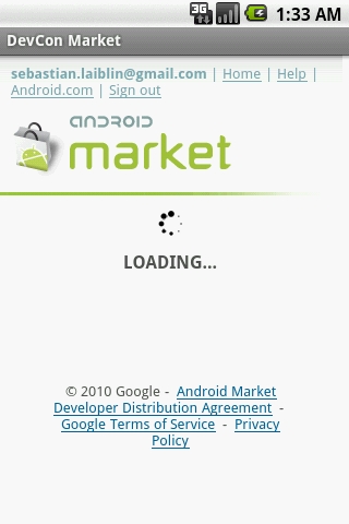 Play Market Developer Console截图2