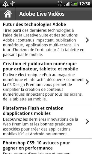 Adobe Live 2011 Vid&eacute;os截图5