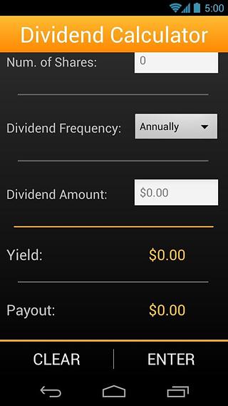 Dividend Calculator截图1