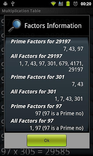 Multiplication Tables Legacy截图5