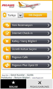 Pegasus Airlines截图