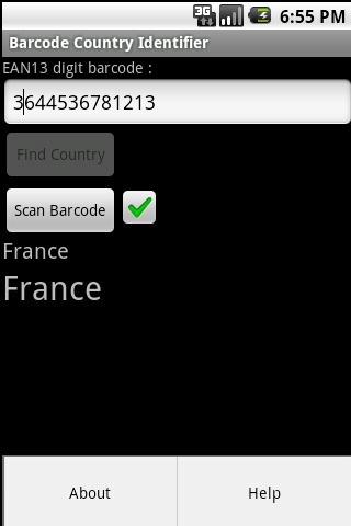 Barcode Country Identifier截图2