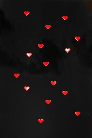 Floating Red Hearts LWP截图1