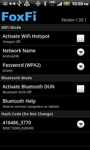 Honeycomb Bluetooth Tether截图5