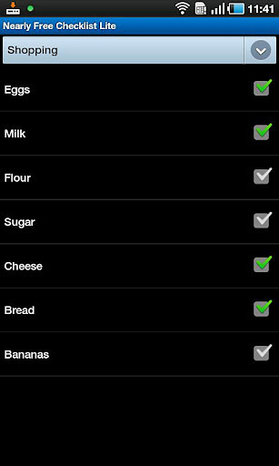 Nearly Free Checklist Lite截图2
