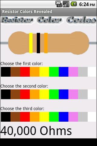 Resistor Colors Revealed截图1