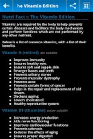 NutriFact :: Vitamins截图4