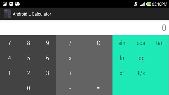 Android L Calculator截图2