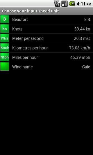 Marine Wind Calculator截图2