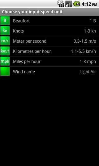 Marine Wind Calculator截图5