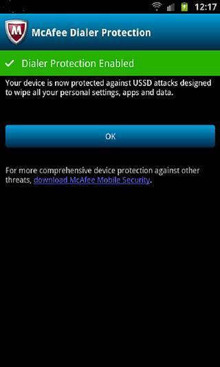 McAfee Dialer Protection截图1