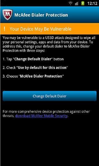 McAfee Dialer Protection截图3