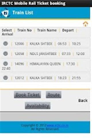 IRCTC Rail Ticket booking app截图5