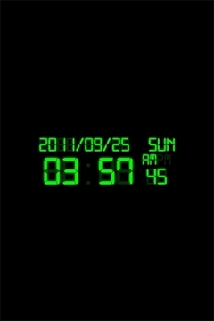 Digital Clock Wallpaper Free截图