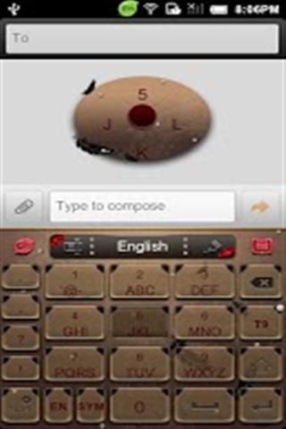 GO Keyboard Black swan theme截图3