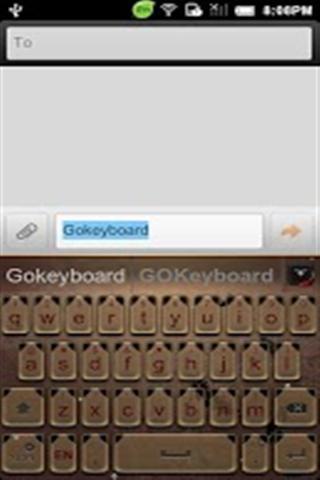 GO Keyboard Black swan theme截图6