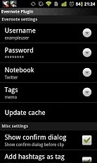 twicca - Evernote plugin截图3