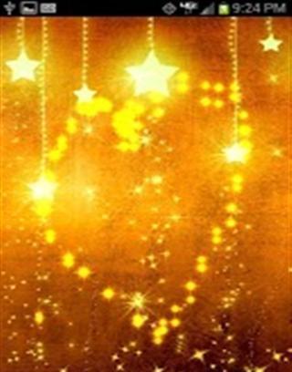 Gold Christmas Tree Live Wallpaper截图2