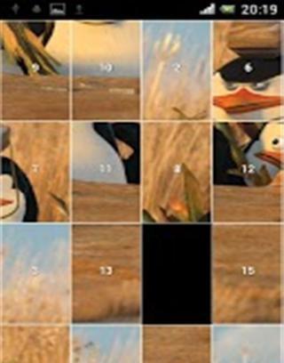 Slide Puzzle Madagascar Penguins截图4