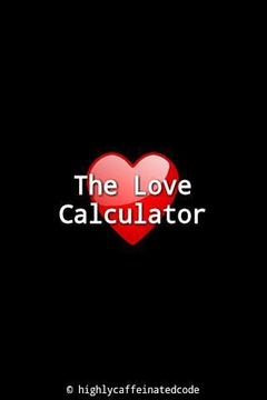 爱情计算器截图
