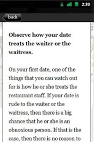 100 First Date Tips截图2