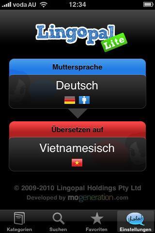 Lingopal Vietnamese Lite截图1