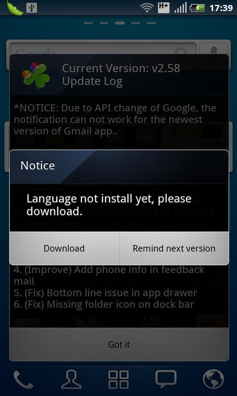 Czech package for GO Launcher EX截图1