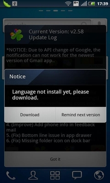 Czech package for GO Launcher EX截图