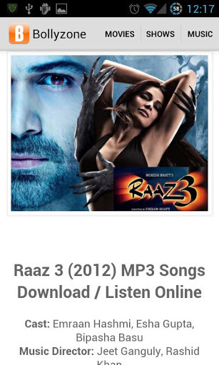 Bollyzone- Movies & Music截图5