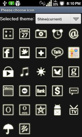 Shine Theme GO Launcher EX截图2