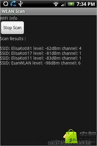 WLAN Scan截图1