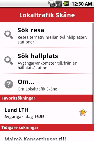 Lokaltrafik Sk&aring;ne截图2