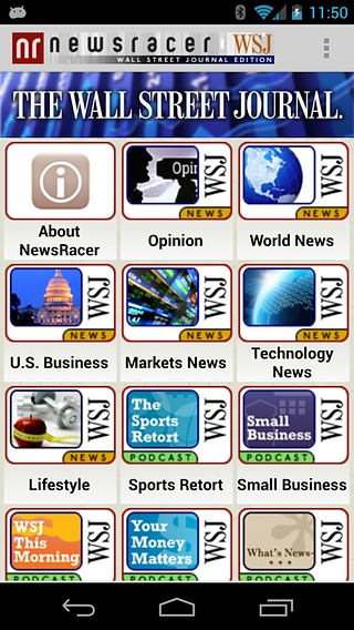 NewsRacer - Wall Street J FREE截图3