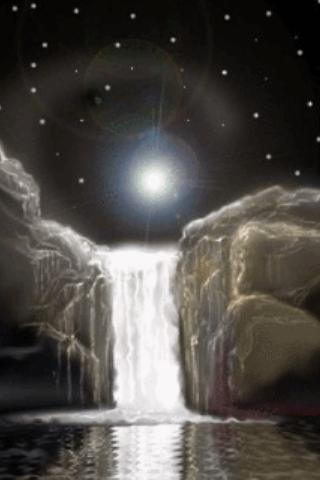 Waterfall At Moonlight Live Wa截图1