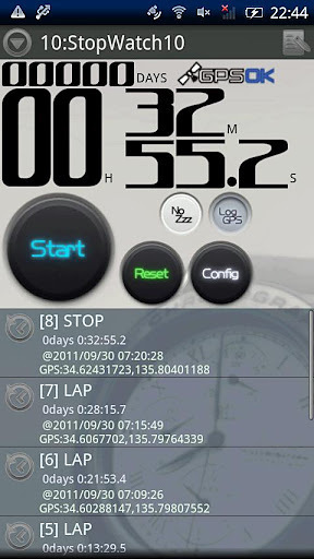 Stop Watch with GPS截图1