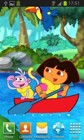 爱探险的朵拉壁纸 Dora the Explorer Wallpaper截图1