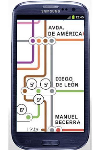 马德里地铁地图截图1