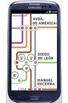 马德里地铁地图截图