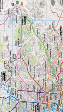 马德里地铁地图截图