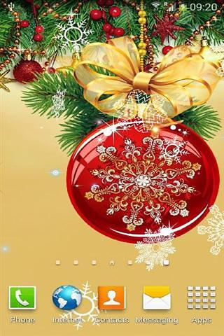 Christmas Balls Live Wallpaper截图4