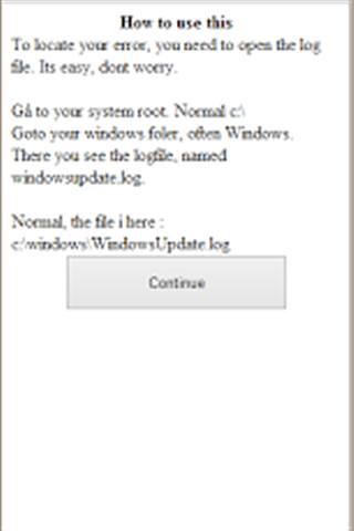 Windows更新错误详解截图1