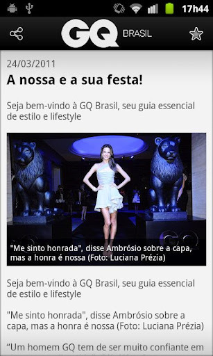 GQ Brasil Mobile截图1