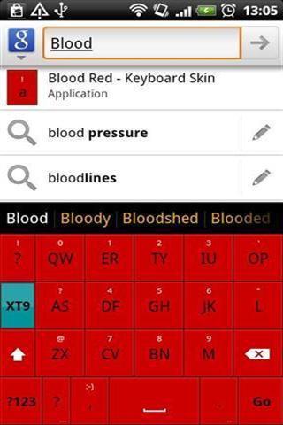 键盘皮肤：血红截图3