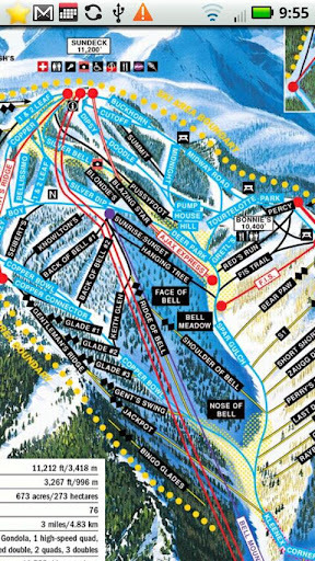 iTrail地图 - 滑雪滑雪地图截图1