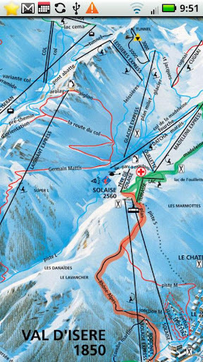 iTrail地图 - 滑雪滑雪地图截图2