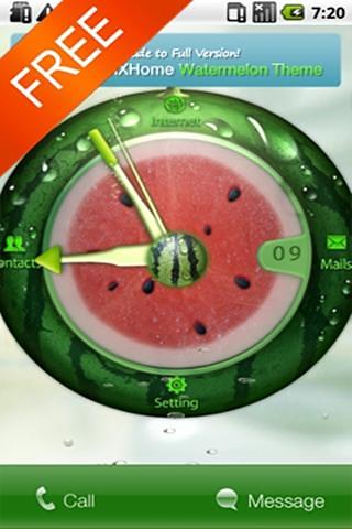 MXHome Theme WatermelonWatch截图1