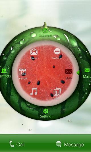 MXHome Theme WatermelonWatch截图3